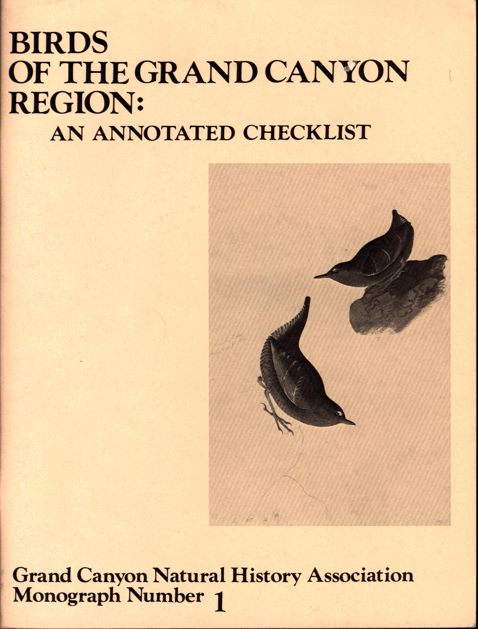 BIRDS OF THE GRAND CANYON REGION: an annotated checklist.